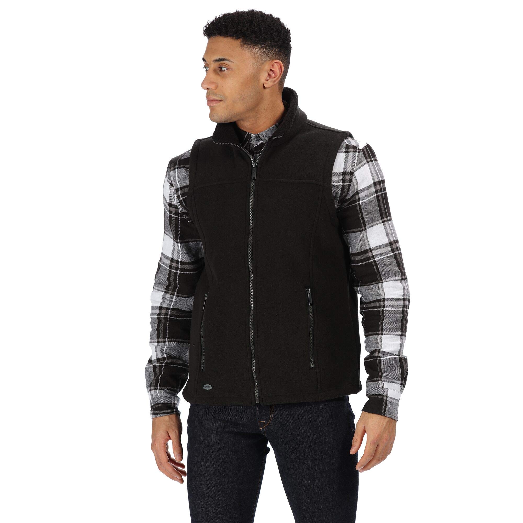 Men's Radburn Sherpa Backed Micro Fleece Bodywarmer Bodywarmer (pack of 1)