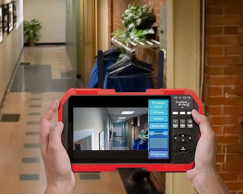 Miniatura 2 de Triplett 8075 CamView IP Pro-X CCTV Probador de cámara con PoE servidor DHCP integrado y pantalla táctil TFT de 7 - NTSCPAL HD-CVI 30 AHD 30 HD-TVI