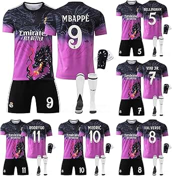 ムバッペ　ユニフォーム　ベリンガム　レアルマドリード フランス代表　モドリッチ Amazon.co.jp: [GDDTuhao] ベリンガム ユニフォーム エムバペ