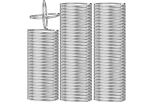 200PCS Key Rings: High-Volume Keychains for Crafting and Key Management