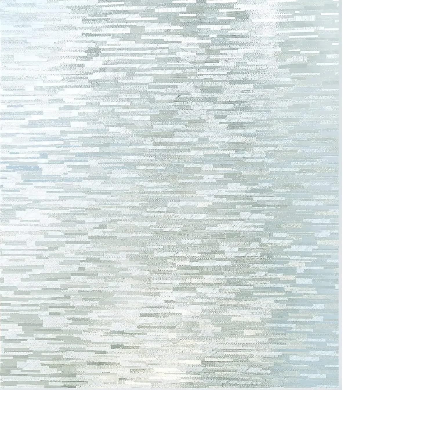 Window Film Privacy Window Privacy Film Frosted Glass UV Blocking Removable Clings Coverings(55x300cm)