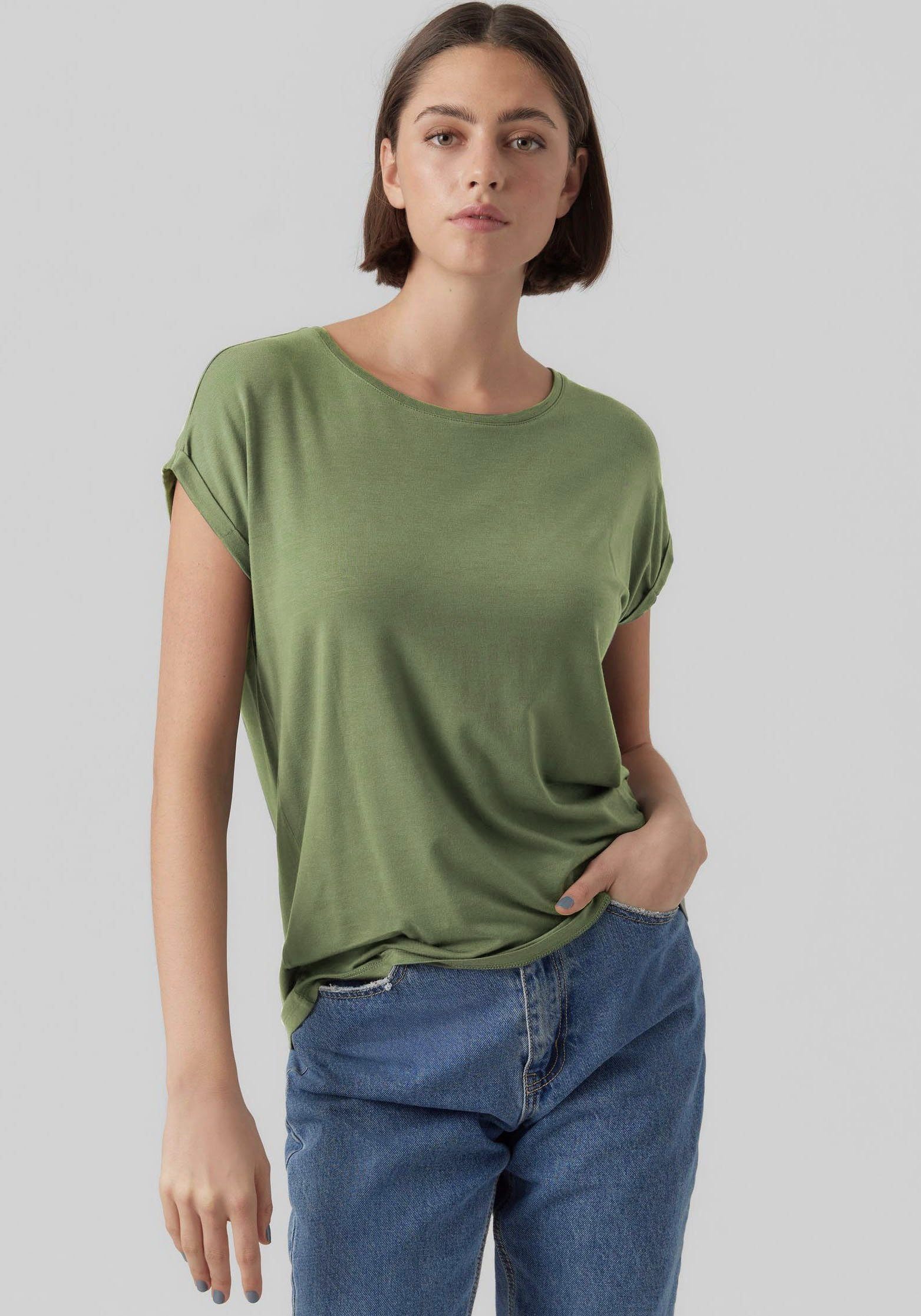 VERO MODA Damen Vmava Plain Ss Unterhemd