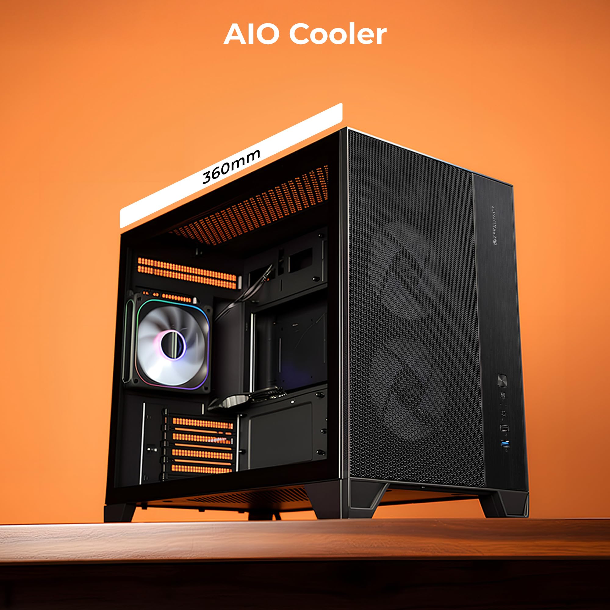 Amazon.in: Buy Zebronics Cube Gaming PC Cabinet, mATX/ITX