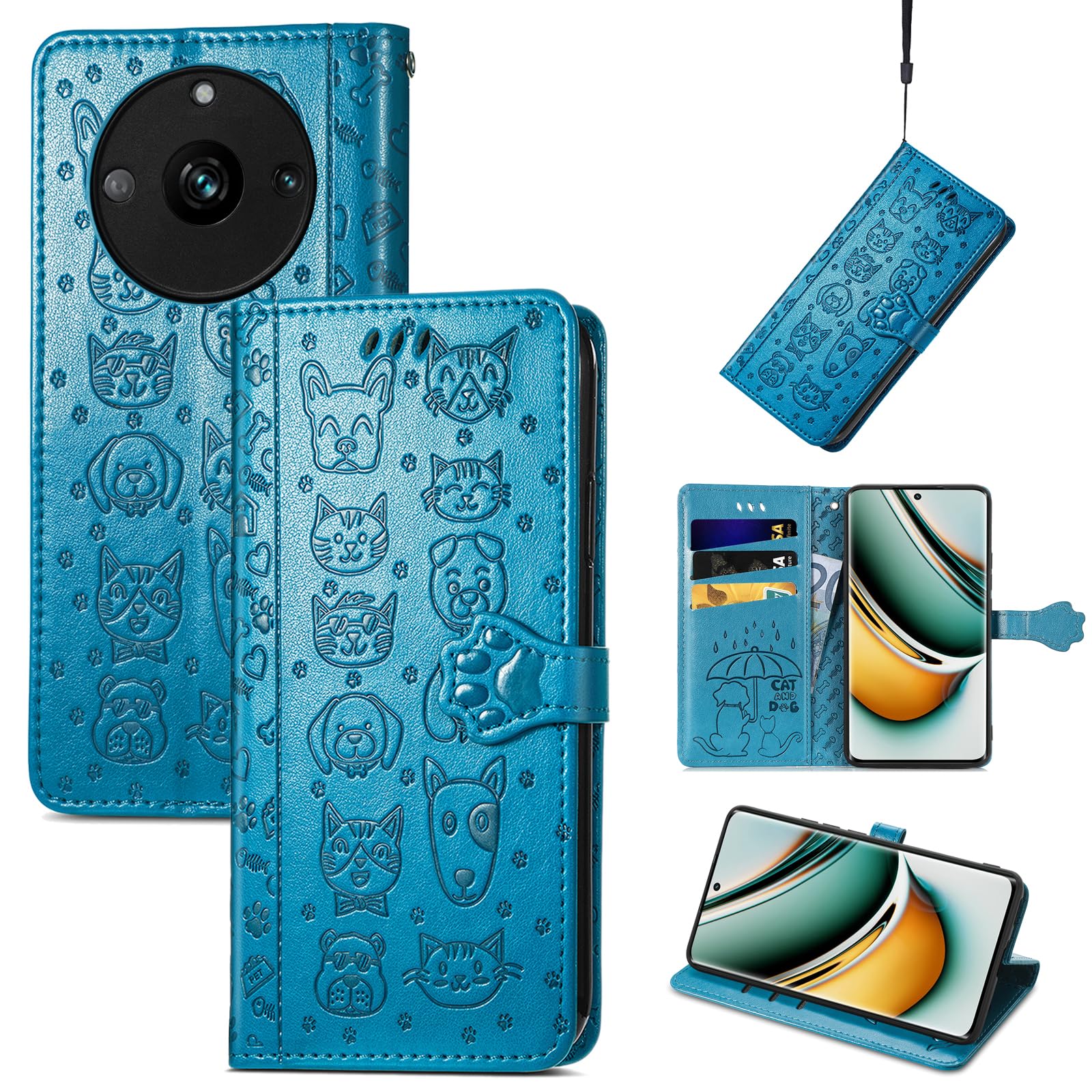 Realme11 Realmi 11 Pro + 5G Custodia per auto supporto magnetico Cover posteriore in pelle per Realme 11 Pro Plus 5G morbido silicone antiurto Coque – acquista a prezzi convenienti sul marketplace