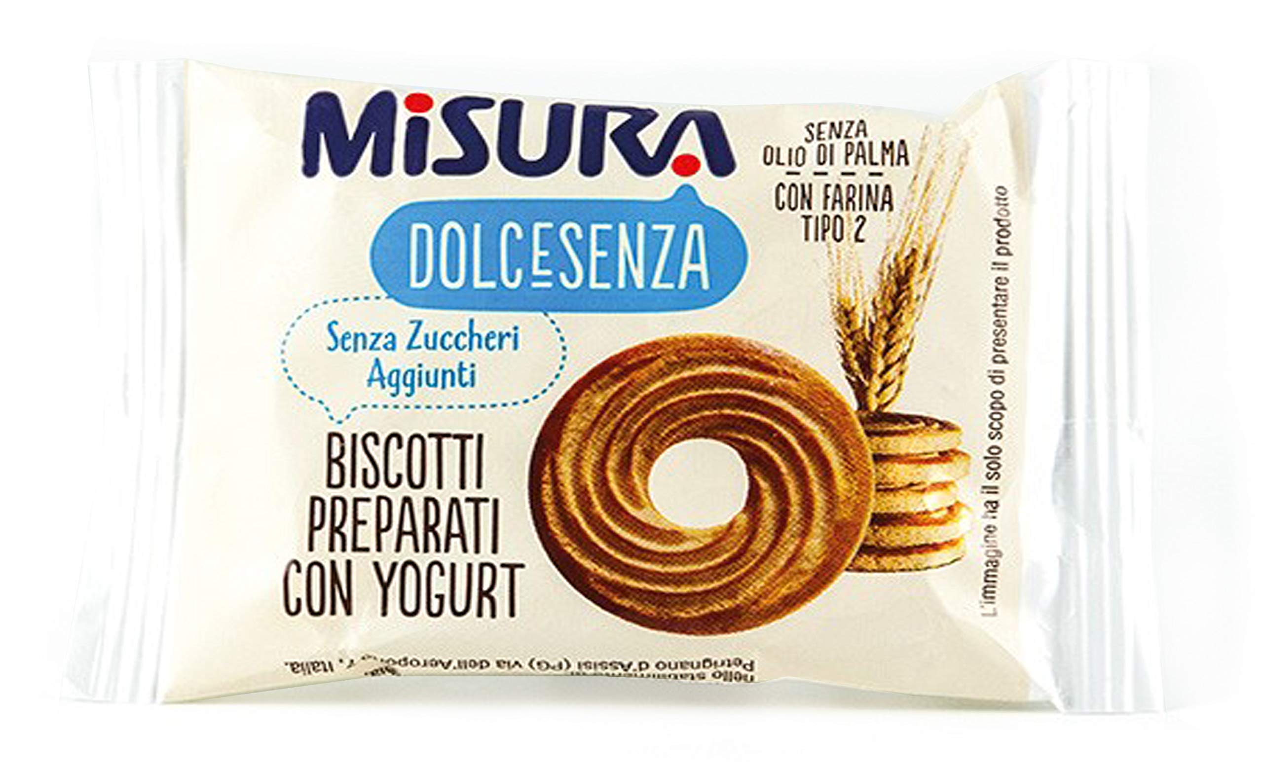 Colussi e Misura - Biscotti Monoporzione 80 Pezzi Assortiti in 4 Varietà e Confezionati in Imballaggio Sicuro Resistente agli Urti