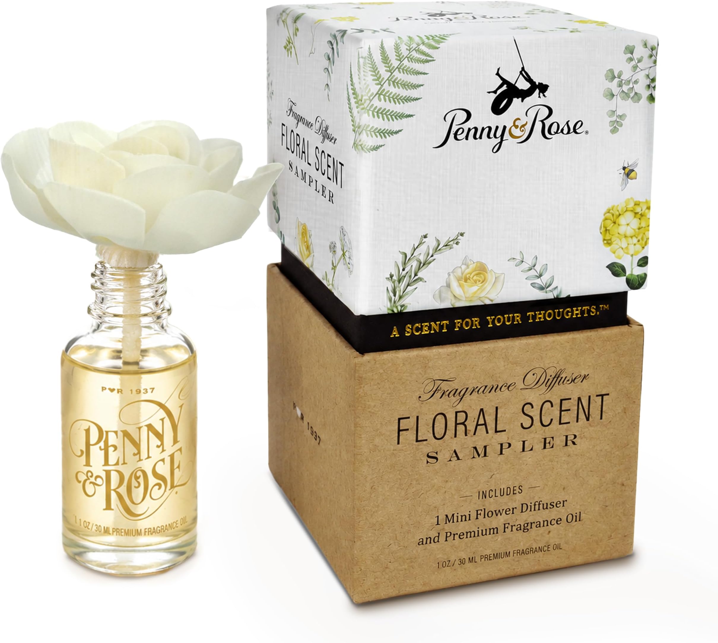 & Floral Sampler Diffuser | Morning Meadows Oil Scent