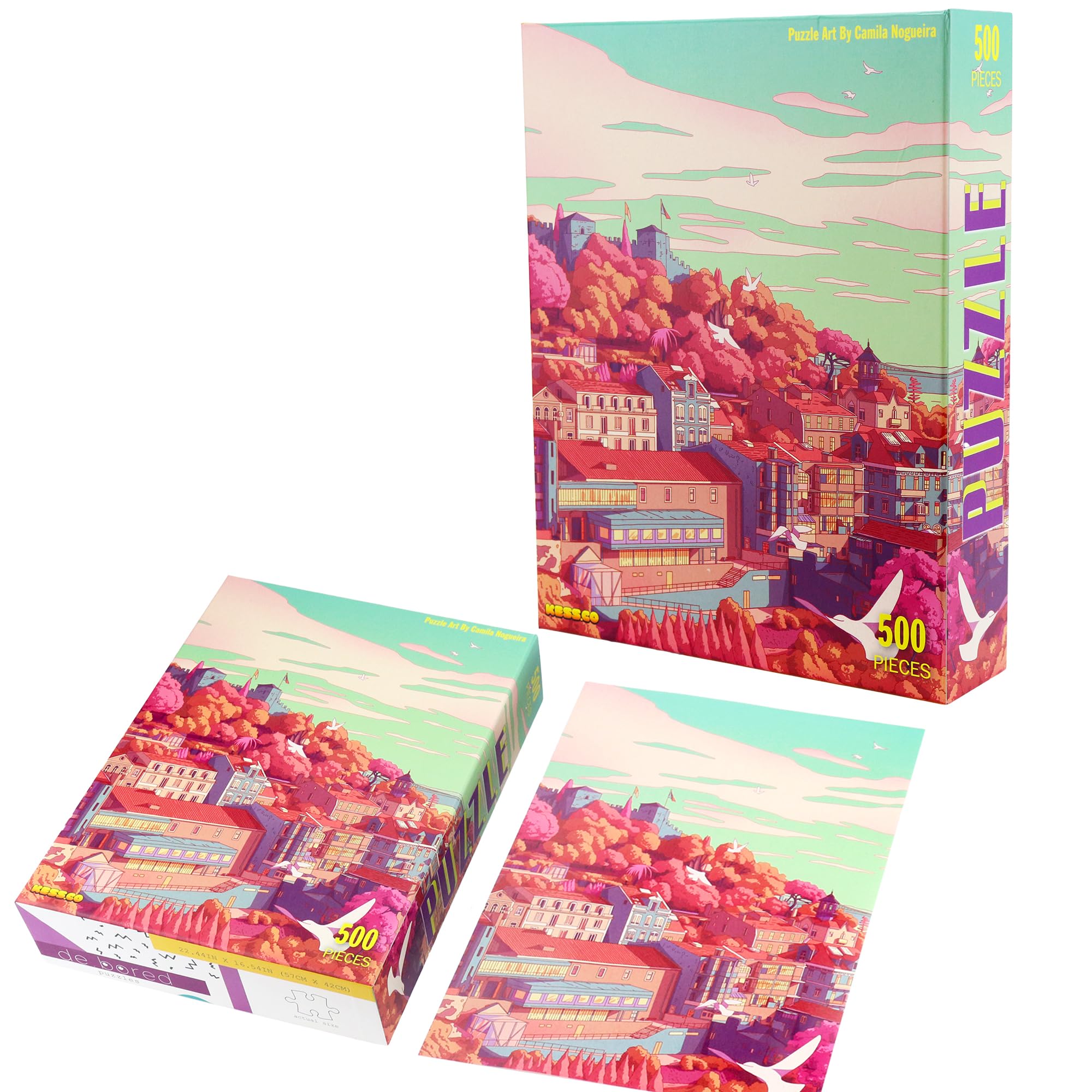 Lisbon Cliffside Puzzle 500pcs