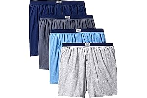 Fruit of the Loom Men's Knit Boxer: Five-Pack Supreme Comfort