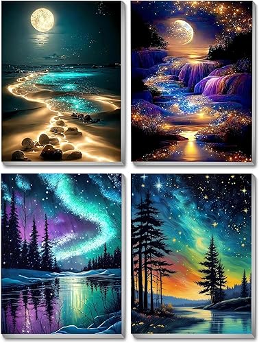 Kits de pintura de diamantes de otoño de Acción de Gracias para adultos, kit de arte de diamantes de calabaza de otoño, pinturas 5D con puntos de