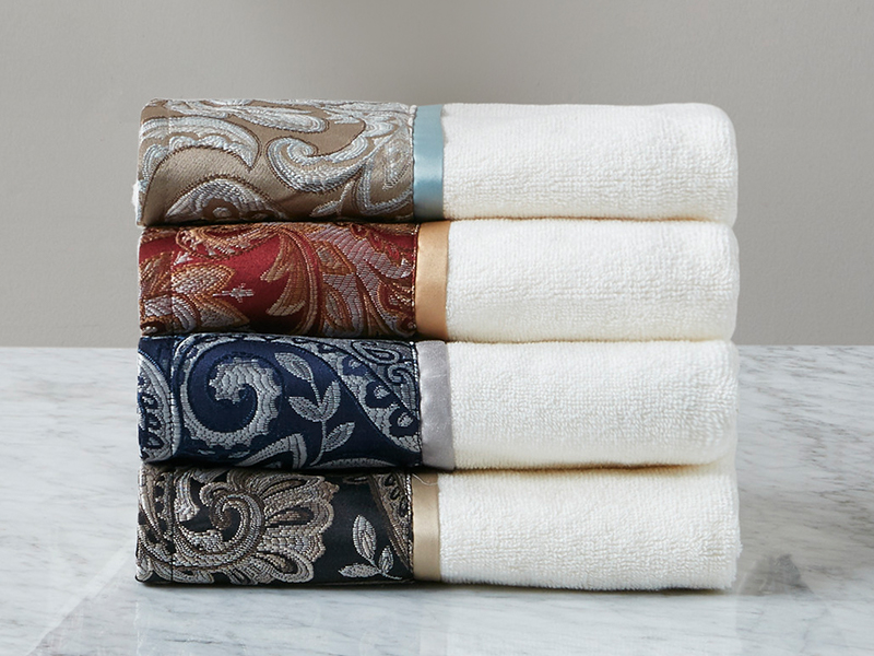 Amazon.com: Madison Park Aubrey 100% Cotton Luxurious Bath Towel