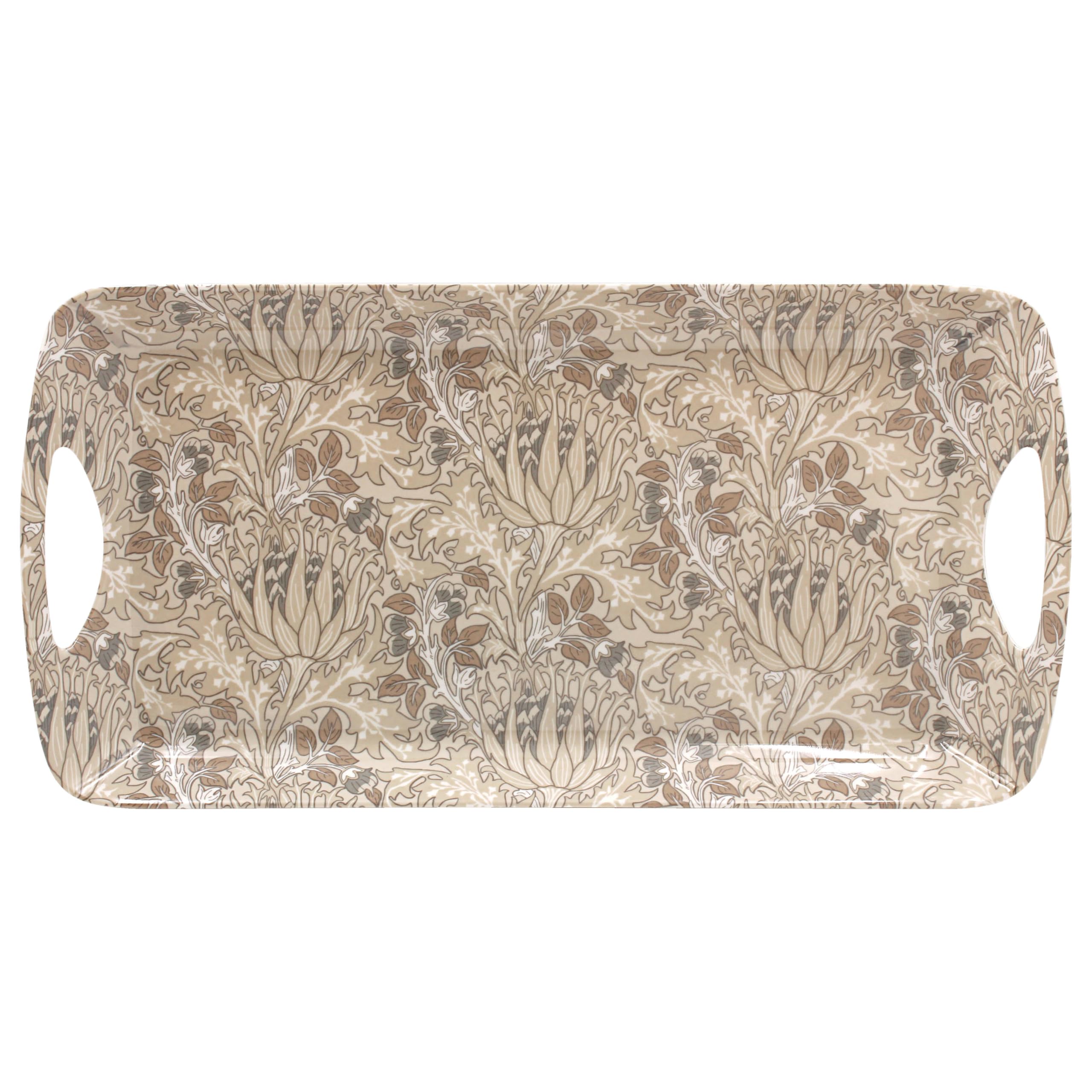 Lesser & Pavey Artichoke The Leonardo Collection William Morris Tray Medium For Serving Dishes | Serving Trays For Kitchen Accessories | Serving Platter For Serv Food Platters For Food Service