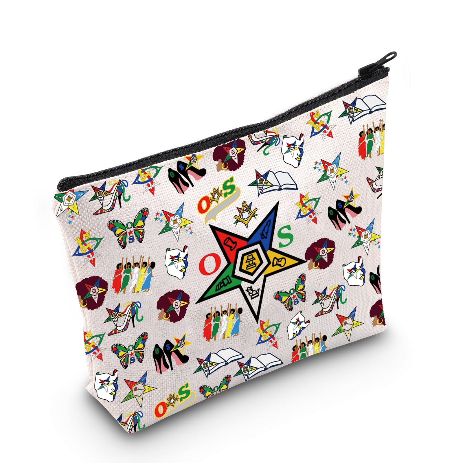 WZMPA Sisterhood Cosmetic Bag Sorority Sister Gift Sisterhood Makeup Zipper Pouch Bag Greek Sorority Gift (Star)