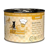 catz finefood Ragout N° 607 Canguro & Anatra cibo umido per gatti – Cibo umido per