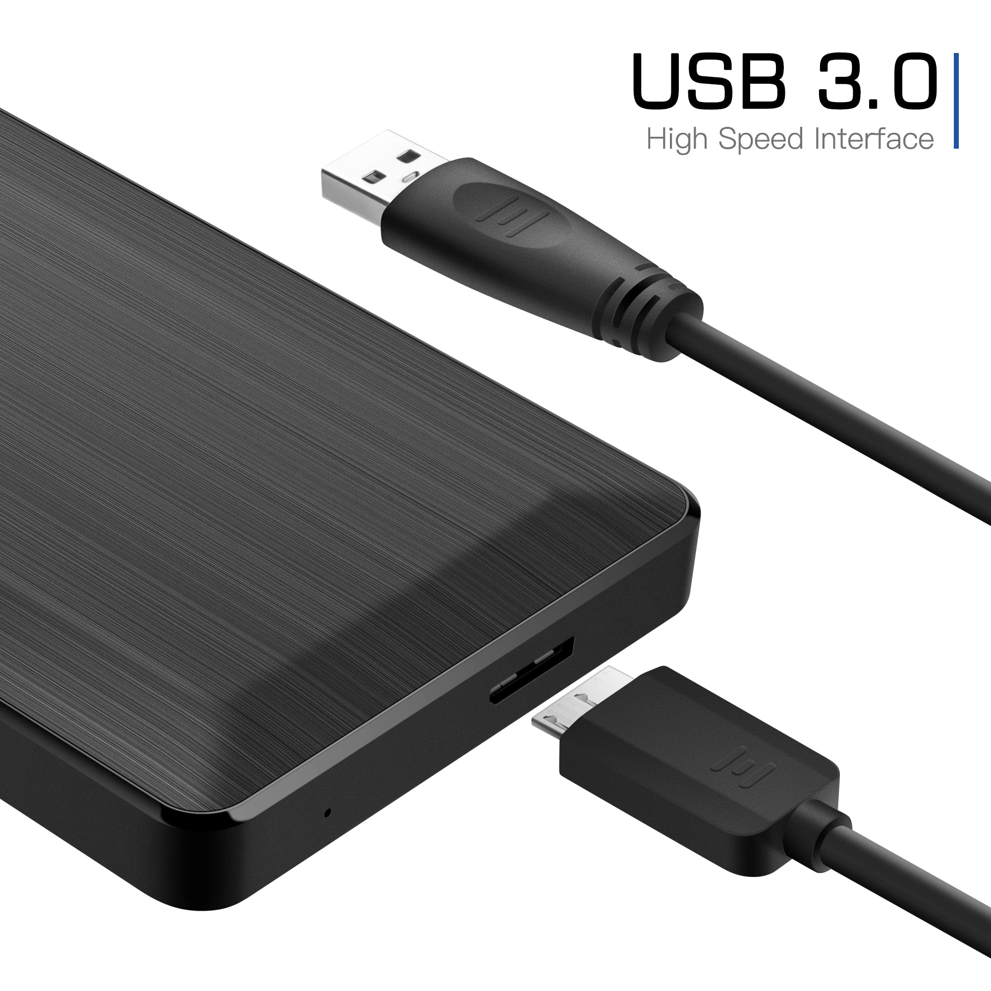 Amazon.co.jp: UnionSine 超薄型外付けHDD ポータブルハードディスク