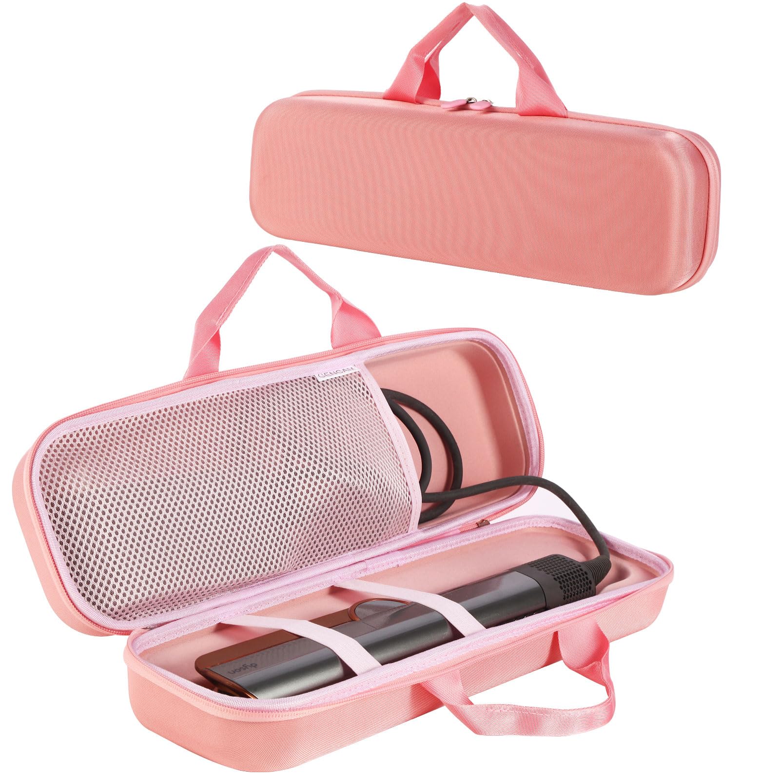 Étui de transport pour Dyson Airstrait HT01, Rose Gold, Formal, Fermeture éclair, étui pour lisseur
