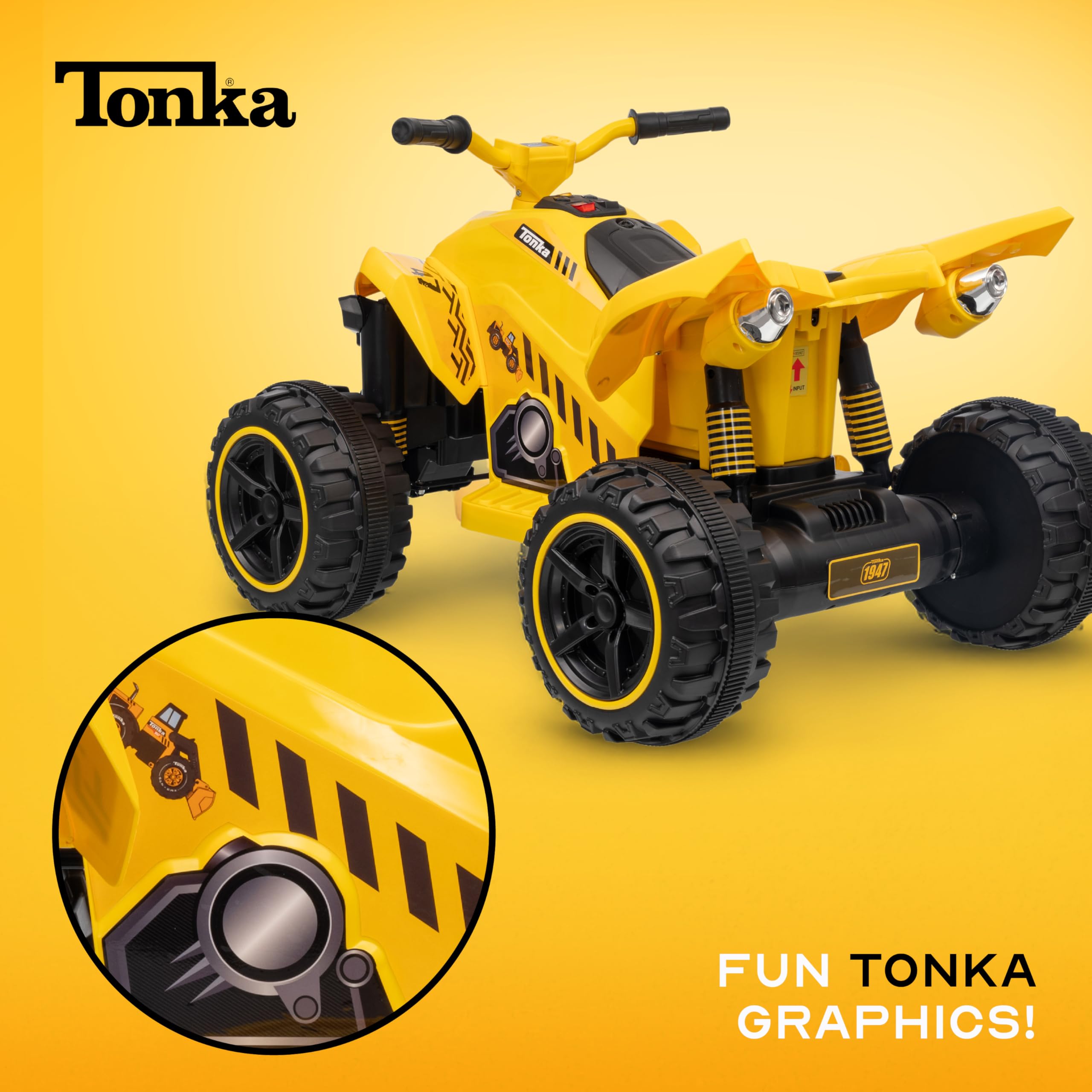 Tonka トンカ ★　オートバイ★日本製 ★バイク★二輪車 Amazon.com: Tonka 12V ATV Ride On Toy, Fun and Exciting Ride for