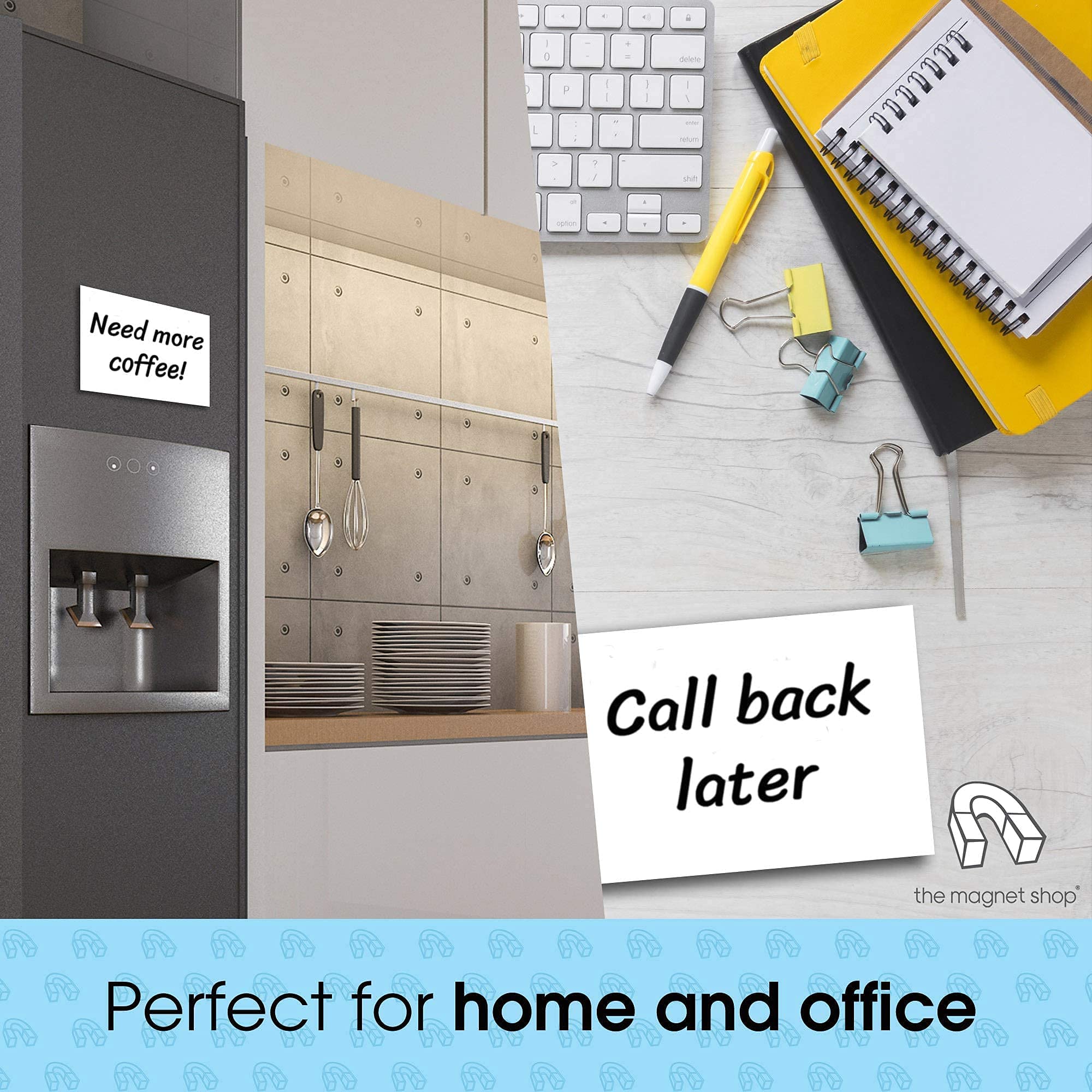 TMS A3 Whiteboard Fridge Large, Flexible and Dry Wipe