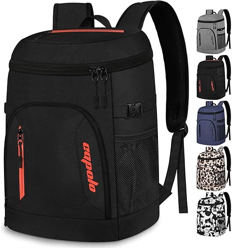 Capolo Mochila enfriadora de 3045 latas, bolsa térmica aislada para bebidas, enfriador suave, almuerzo, camping, viajes, picnic, senderismo para