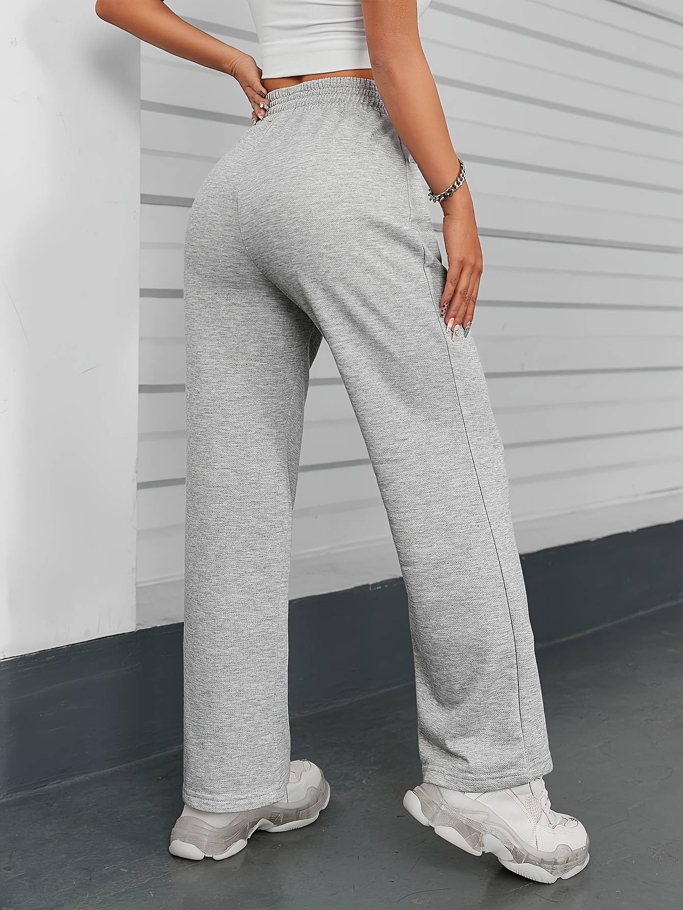 Womens Mid Rise Baggy Fit Jogger/Sweatpants .Openjgr1208Ah-Opnbotmgreywomenjogr34(Grey_34)-image-34