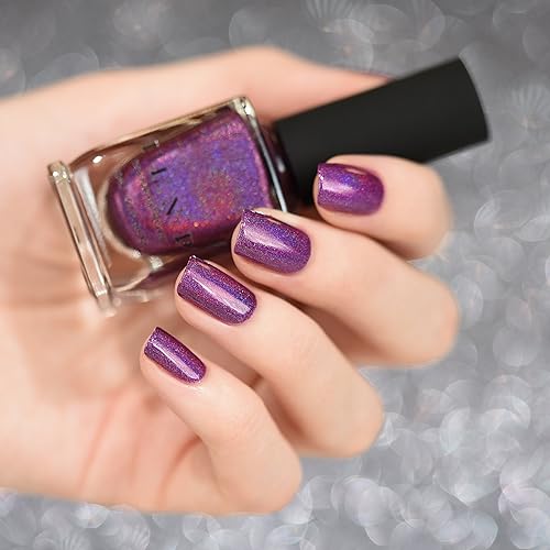 Miniatura 981 de ILNP Madison Ave Esmalte de uñas holográfico metálico rosa antiguo