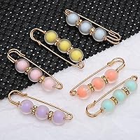 Vista 7 de 12 broches de perlas, alfileres decorativos para ropa, pantalones, vestidos, jeans, chal, cárdigan, camisa, broche para mujer, broches para suéter