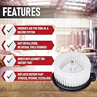 Vista 19 de Motor soplador de CA de repuesto, compatible con vehículos Toyota, Sequoia 2008, 2009, 2010, 2011-2019, Sienna 2011-2020 - Sustituye a la parte