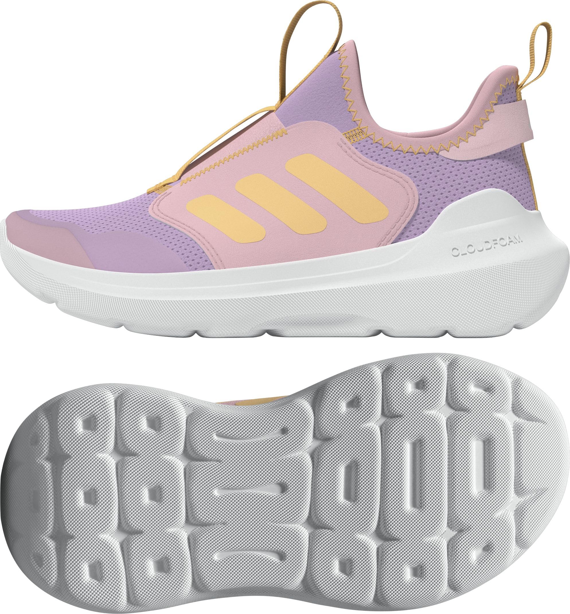 adidas Uniseks - dzieci TENSAUR COMFORT SHOES CHILDREN, bliss lilac/Ice Tangerine/clear pink, 29 EU