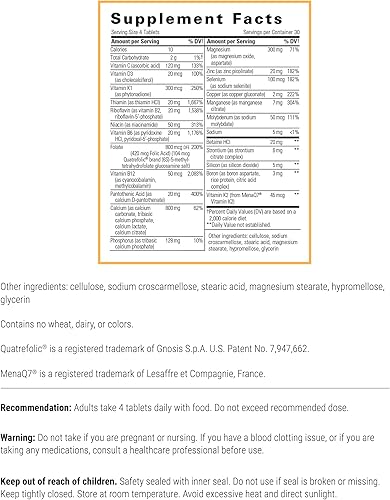 Miniatura 2 de Integrative Therapeutics OsteoPrime Ultra - Fórmula integral de salud ósea para apoyar la absorción de calcio * - Suplemento con vitamina D,