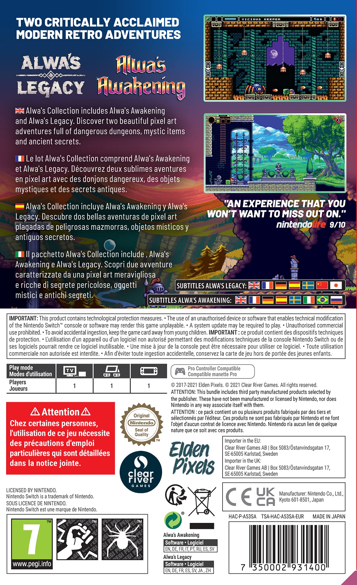 Alwa's Collection (Alwa's Awakening + Alwa's Legacy) (Nintendo Switch) - Nintendo Switch