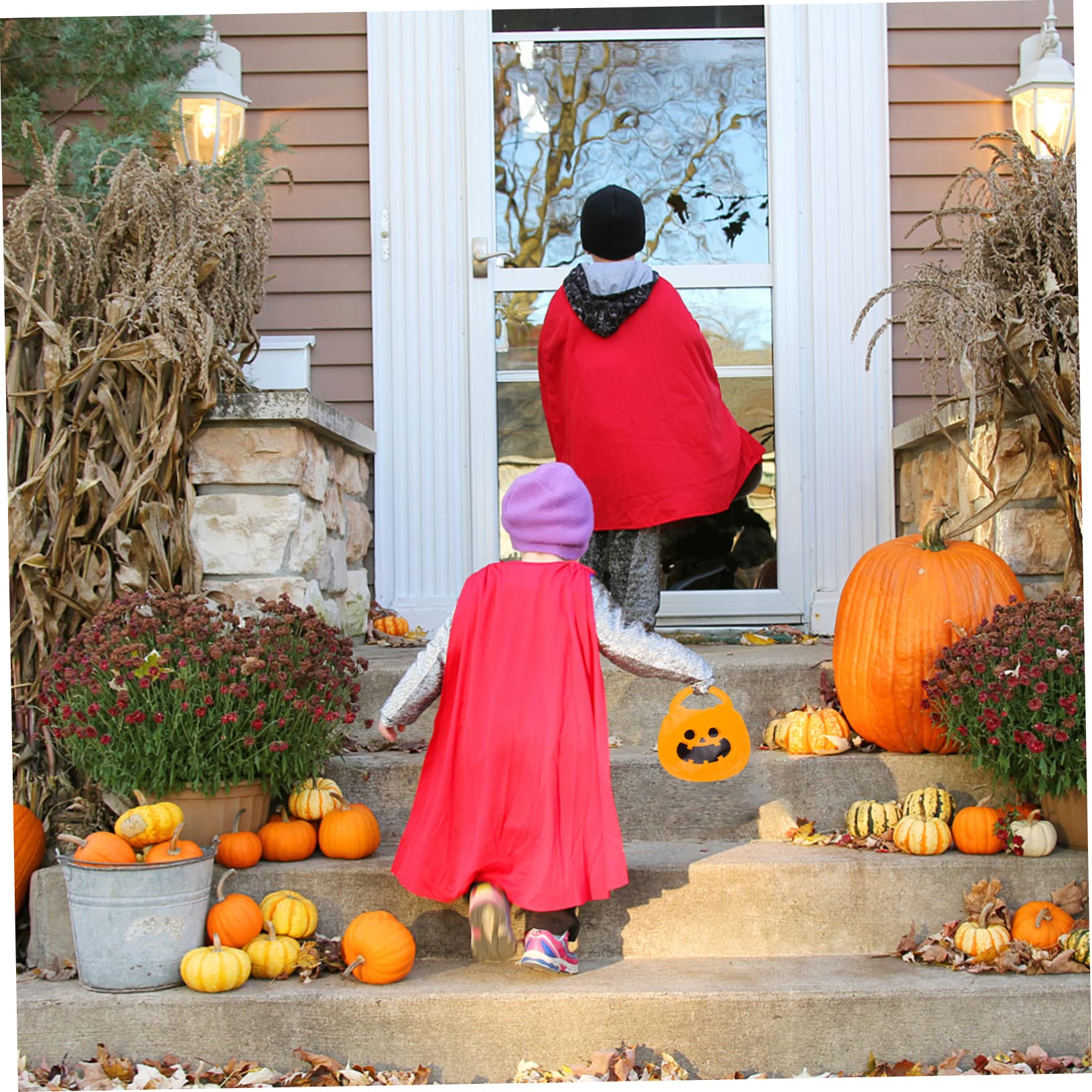 Cabilock 8 Sätze Tragbare Kürbistasche Füllstoffe Lustige Schnuller Für Babys Geschenktüten Halloween Süßigkeiten Halloween Kürbis Kürbiskerne Partygeschenk Für Sport 20 Stück * 8
