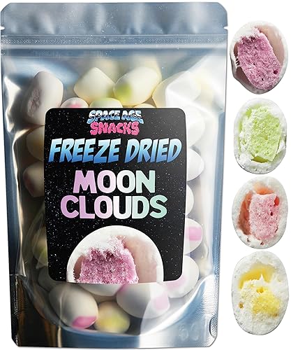 Caramelos masticables liofilizados de alta calidad, Moon Clouds liofilizados, enviados en caja para mayor protección, caramelos Freetles de Space