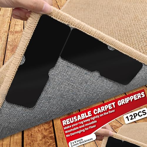 Urdar Brunnr Reusable Rug Tape Grippers 12Pcs