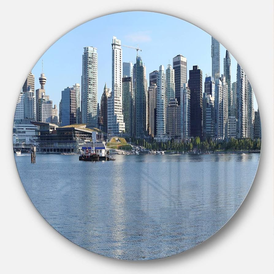 特大サイズ！カナダVancouverバンクーバー風景画♡アート美術品 特大サイズ！CanadaカナダVancouverバンクーバー風景画♡アート