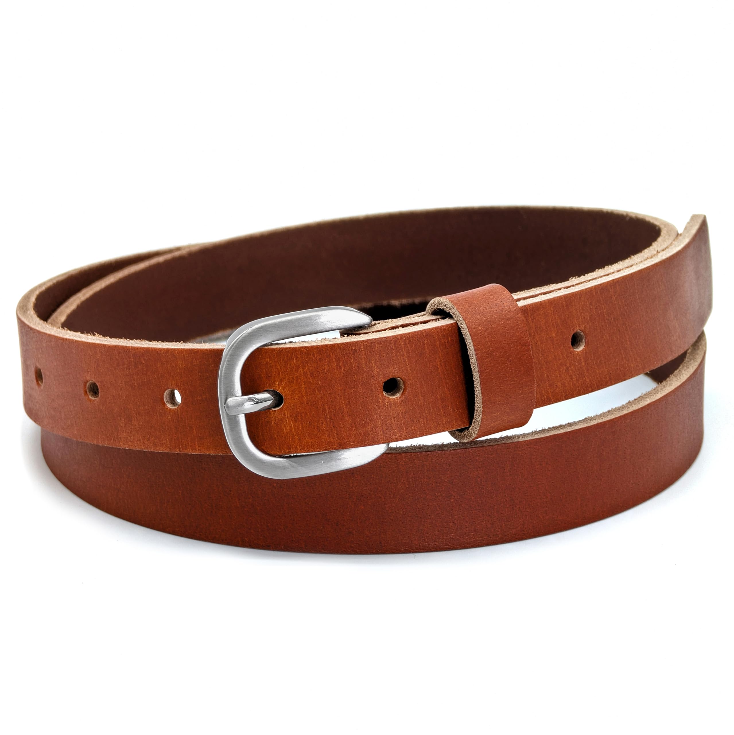 Men’s & Women’s 1” Full Grain Leather Belt, Made in England