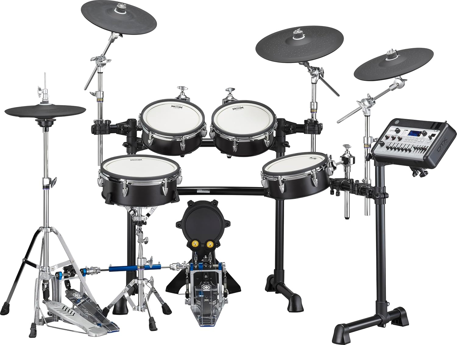 DTX8K-PROX Electronic Drum Set in Black Forest Finish with DTX-PROX Module and DTP8-X (TCS Pad Set), DTC8 (Cymbal Pad and Hardware), RS-8 - Image 1 of 3