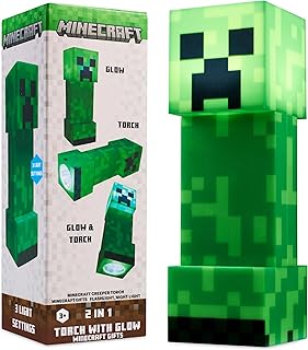 12 Minecraft Bedroom Ideas for Fun Creative Themed Spaces 26 Minecraft Creeper Torch Night Light for Kids, 2-in-1 Flashlight and Lamp...