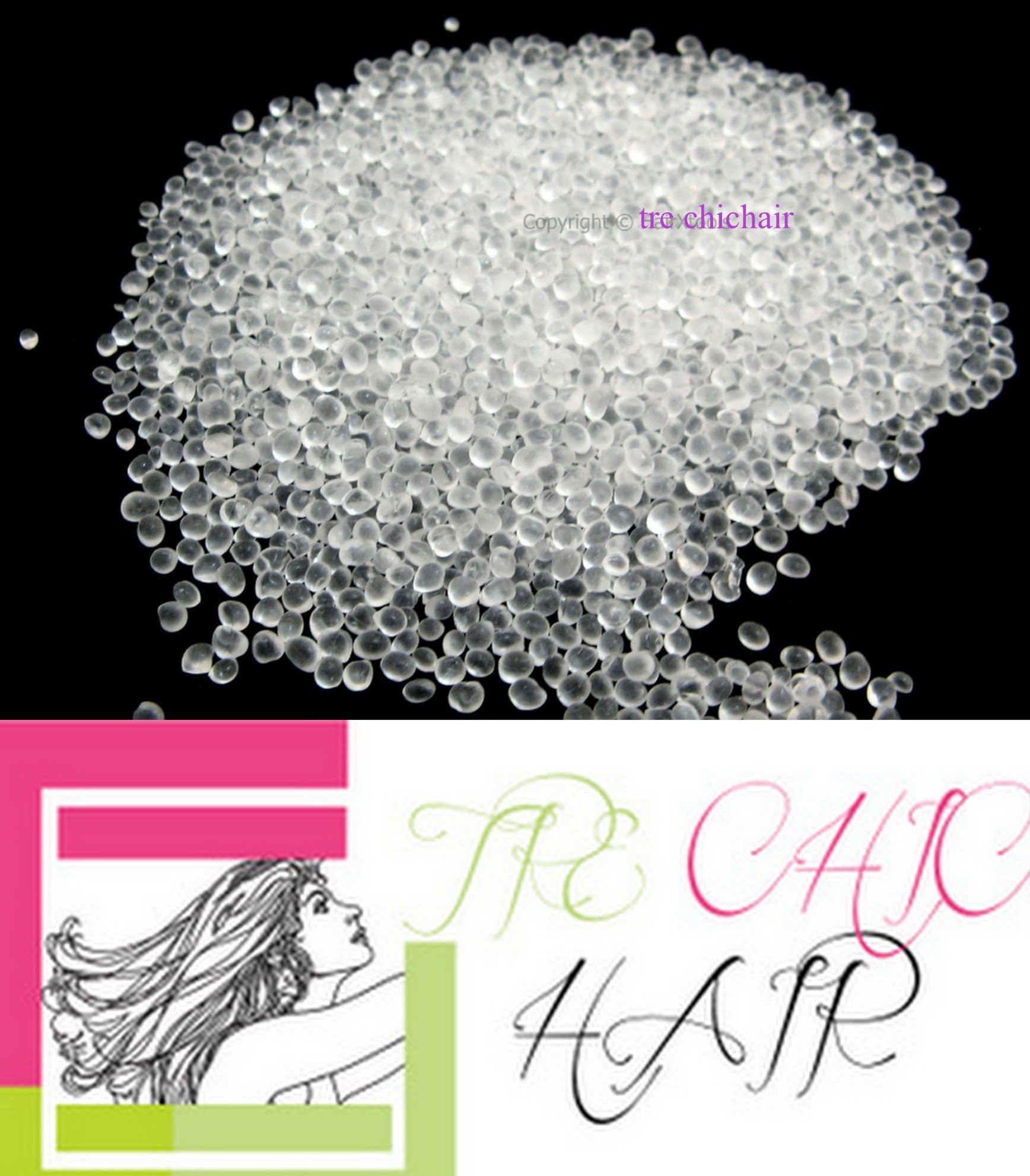 Tre Chic 100gram Big Bond Professional Salon Quality Italian Keratin Clear Fusion Bonds Glue Rebond Granules Beads