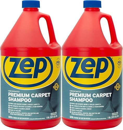 Miniatura 10 de Zep ZUPXC128 - Champú para alfombras de primera calidad, 128 onzas líquidas, limpieza profunda y eliminación de manchas (4)