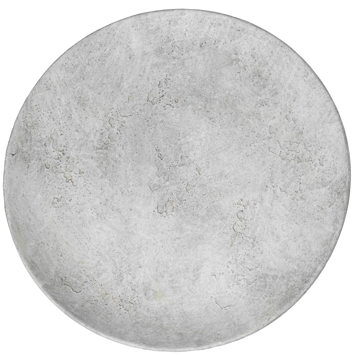 Plat en céramique blanche style rustique 41cm objet d'artisanat