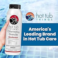 Vista 3 de Gránulos de cloro de 1 libra - Mantiene el agua de tu spa segura y limpia