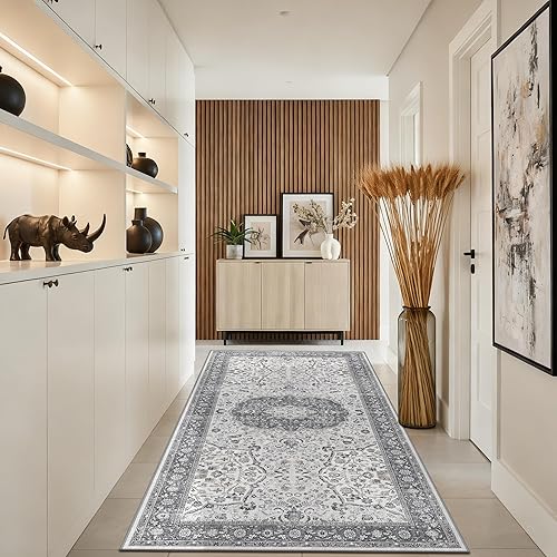 Miniatura 268 de Alfombra lavable para pasillo y de cocina, alfombra de entrada, vintage, suave para el suelo, alfombra antideslizante para interiores, para baño