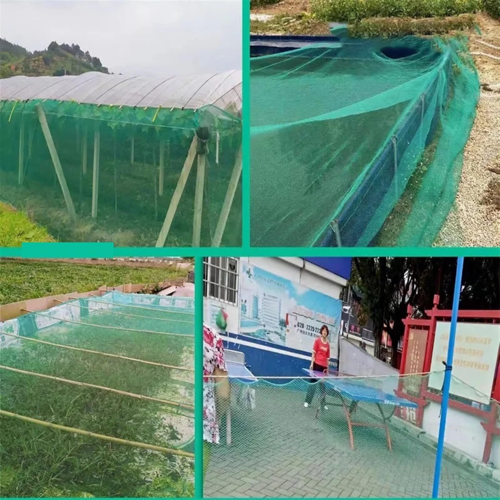 Gitter 0,5 cm Verdickung Mantel Trauben Kirsche Net Obst Baum Net Obstgarten Nylon Mantel Netting Kit Netz FüR Baum(2x10m)