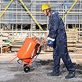 VEVOR Mobile Sand Blasting Machine 75.7L Sandblasting System 8ft Work Hose Sandblaster 60-110PSI Working Pressure Ideal for Removing Rust, Paint, Stains and Polishing Large Areas - 8