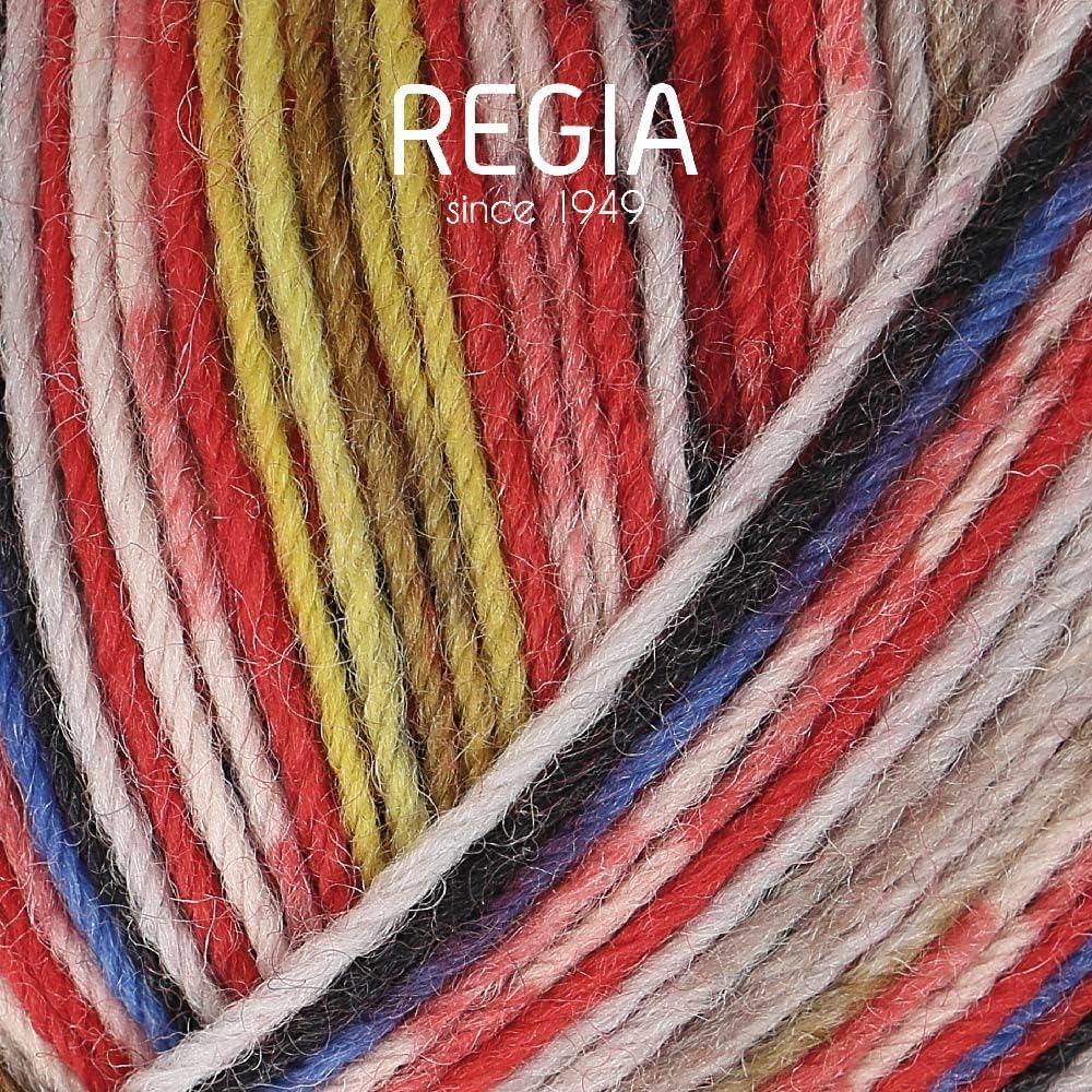 Sock Yarn REGIA 4ply Design Line A&C Lofoten Color (3880 - Roest)(9801270-03880)