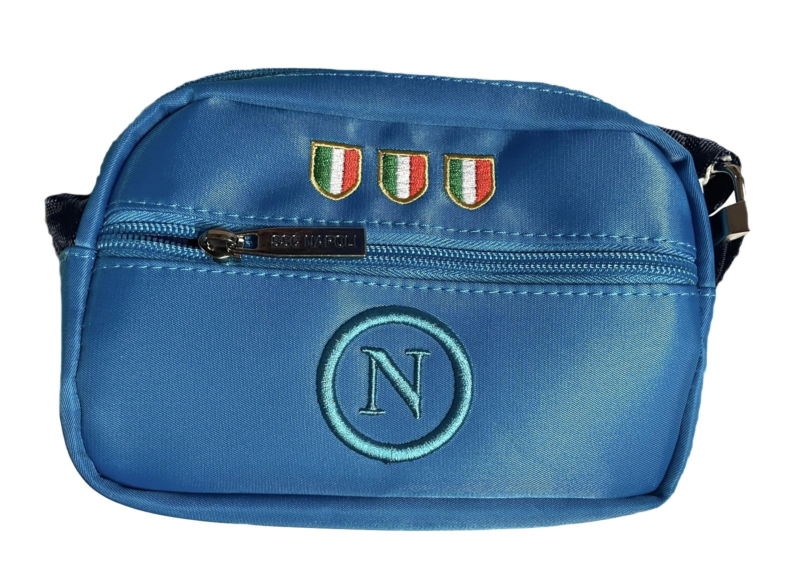 Borsello Napoli Ufficiale Scudetto Tricolore Marsupio a Tracolla Originale Enzo Castellano BORSENA123319