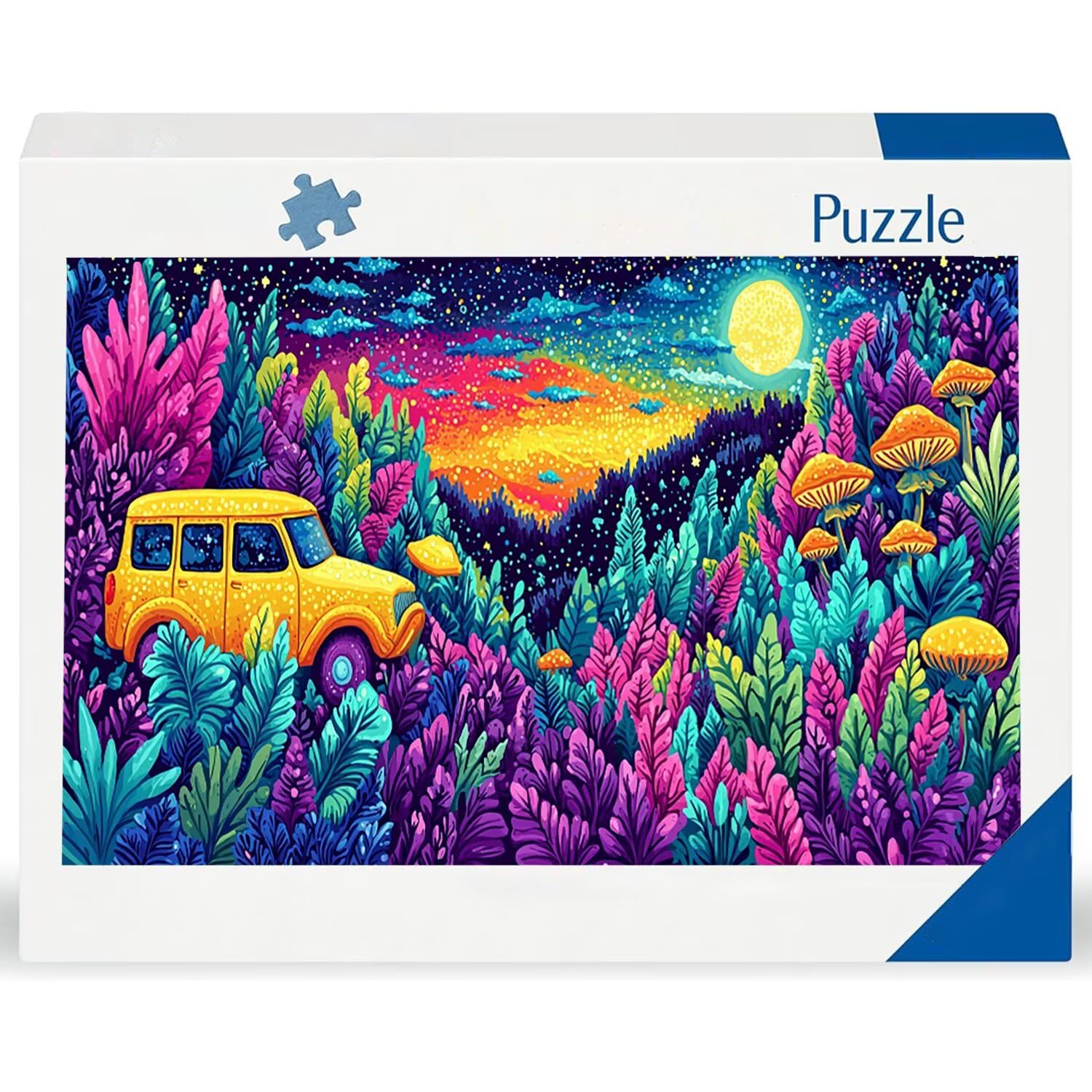 Puzzle de Madera para Adultos 1312 Piezas - Setas forestales, Obra de Arte de Juego de Rompecabezas para Adultos, Puzzle de Impresión de Alta Definición Multicolor, Pasatiempo Creativo Regalo b-820