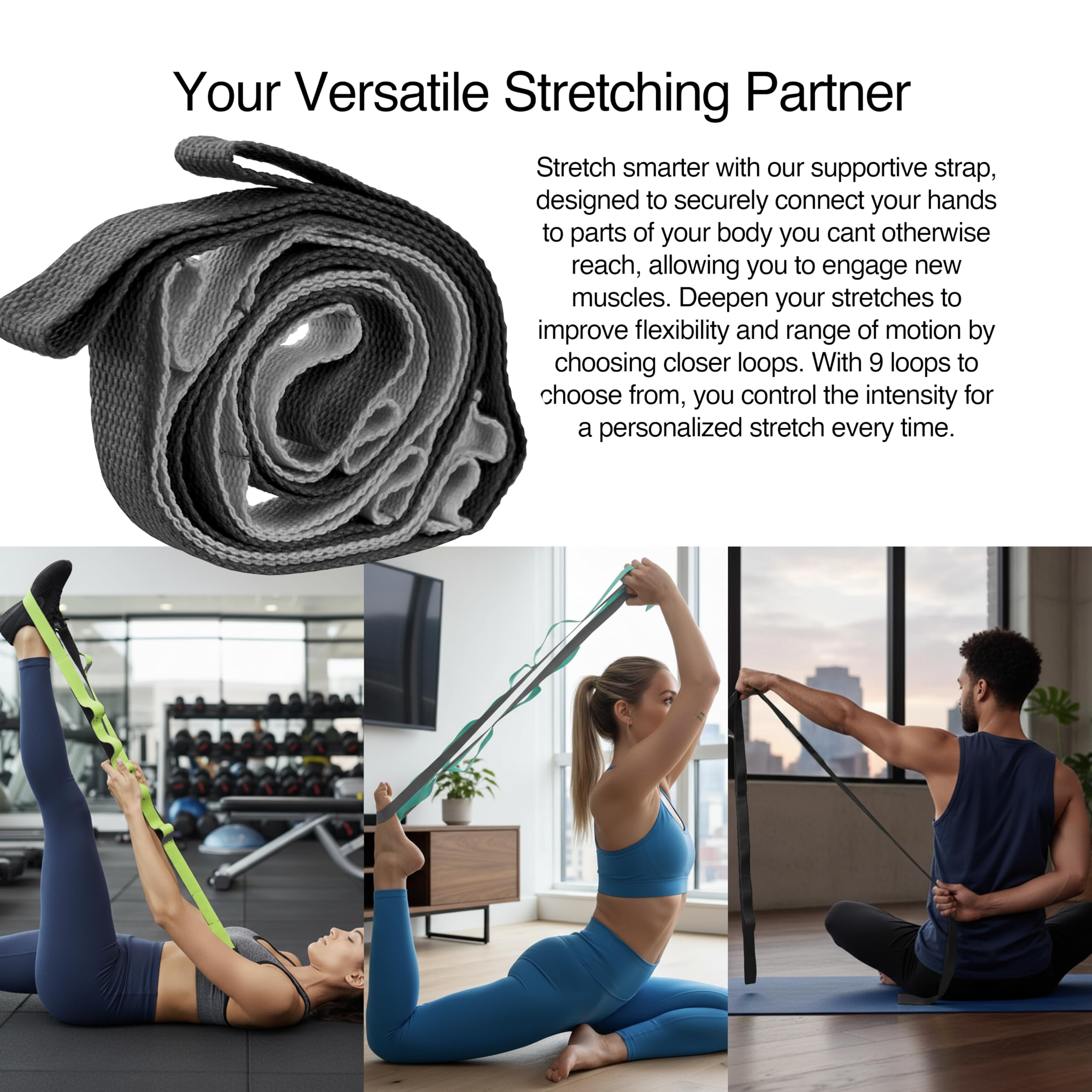 321 STRONG 5-in-1 Schaumstoffroller-Set inklusive Hohlkern-Massagerolle mit Endkappen, Muskelrollenstab, Dehngurt, doppelte Lacrosse-Erdnuss, Spikey Plantarfasziitisball, alles in Geschenkbox | Tiefe Geweberolle für Beine, Stachelfußball, Oberschenkel-Str