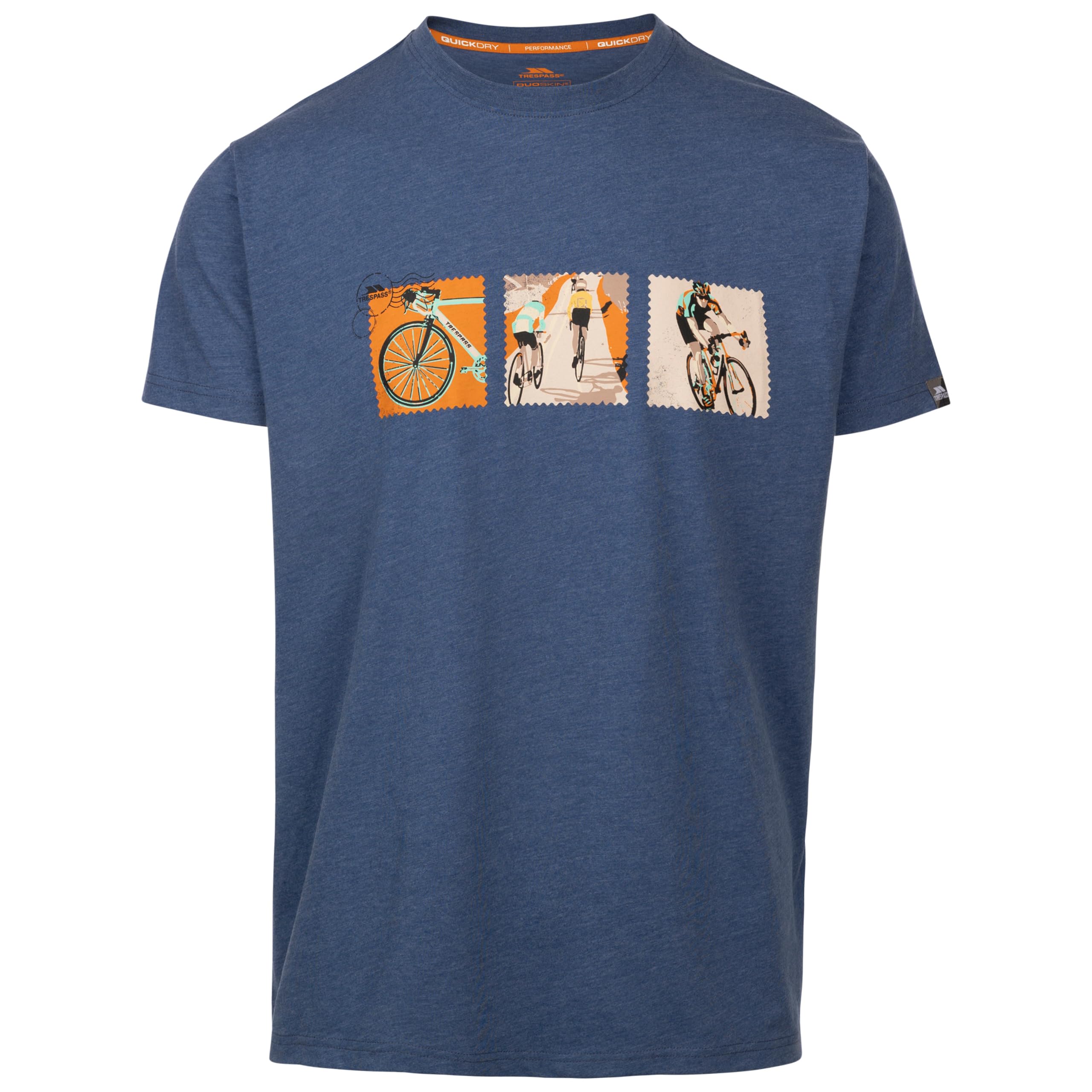 Trespass (M, Indigo Tone Marl) Men's T-Shirt - Kooten