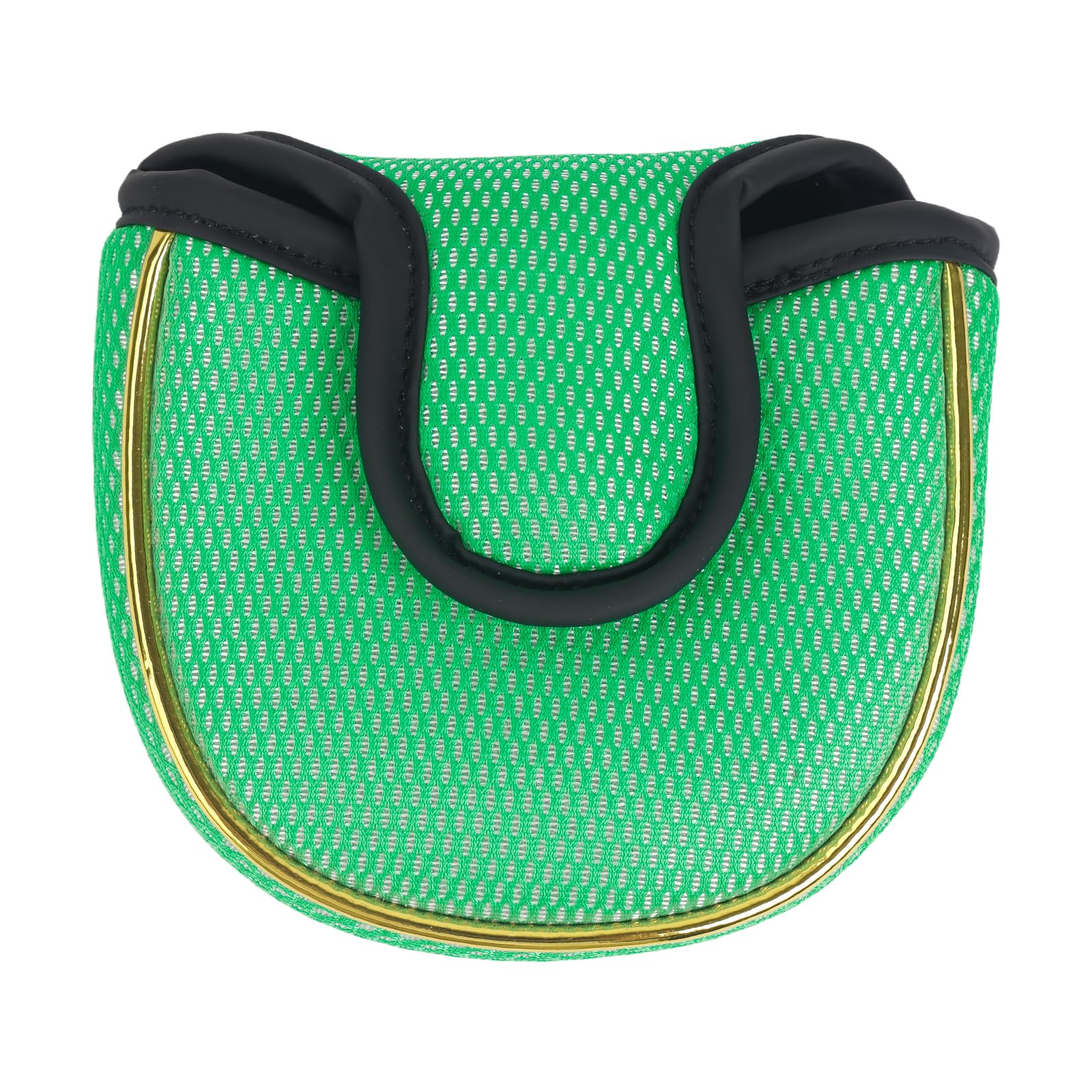 Andux Gold Putter Cover Golf Putter Head Covers Semicircle MT/TG28 Green