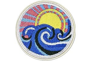 Iron-On Beach Patches for a Coastal Charm